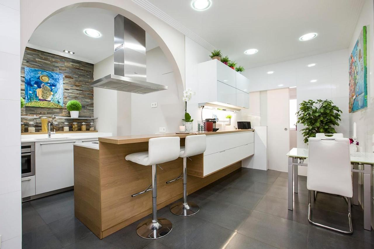 Habitacion En Vivienda Gran Via Bilbao Bagian luar foto